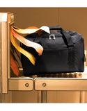 Aerolite (55x40x20cm) Lightweight Hard Shell Cabin Hand Luggage and 5 Cities (35x20x20cm) Black Holdall