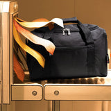 5 Cities (55x40x20cm) Lightweight Cabin Luggage Trolley Bag and (35x20x20cm) Holdall Flight Bag Set