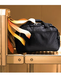 Aerolite (55x40x20cm) Lightweight Hard Shell Cabin Hand Luggage and (35x20x20cm) Black Holdall