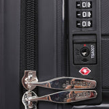 Aerolite (75x54x30cm) Large Premium Hard Shell Cabin Hand Luggage with Built In TSA Combination Lock