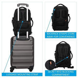 Aerolite (40x25x20cm) Ryanair Maximum Size 3 in 1 Cabin Luggage Approved Flight Backpack