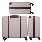 Aerolite (48x57x26cm) Vintage Trunk Style Hard Shell Suitcase